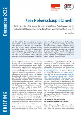 Cover UN Treaty 8. Sitzung