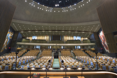 The General Assembly Hall in Advance of General Debate