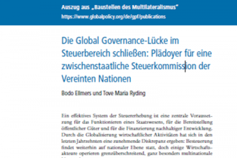Cover_Auszug Baustellen des Multilateralismus