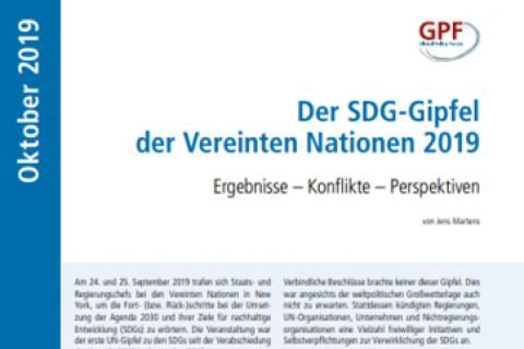 Cover SDG Gipfel 2019