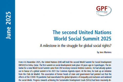 Cover World Social Summit brief
