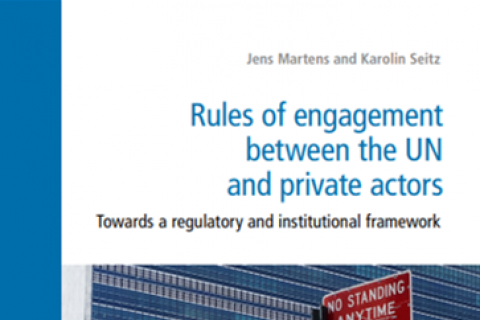 Cover_Rules of engagement between the UN and private actors